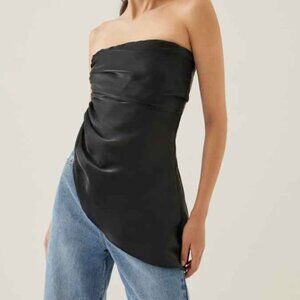 love bonito strapless black top